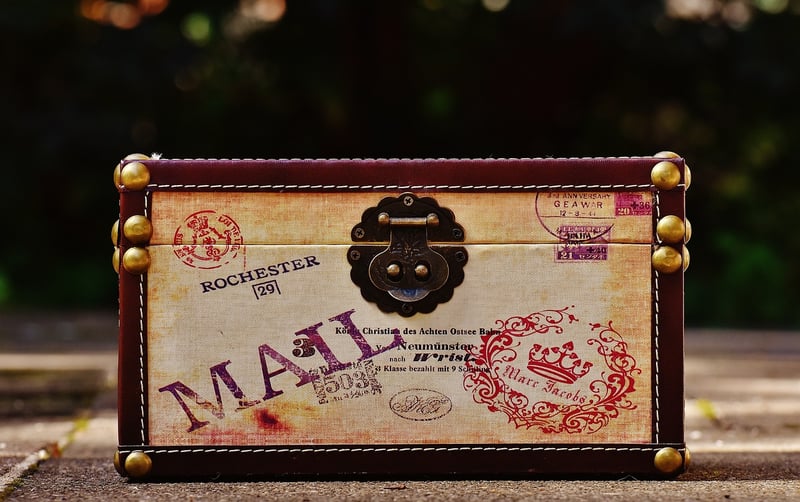 Vintage Suitcase Pet Bed
